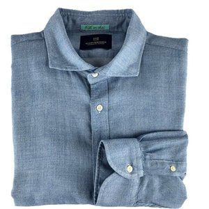 Scotch & Soda High on Chai Blue Button Up Shirt XL